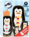 Matrjoschka Pinguin-Familie 