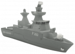 Modellschiff Marine Korvette Braunschweig 
