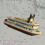 Modelschiff Raddampfer Mississippi Queen 