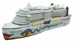 Modellschiff Aidaperla 