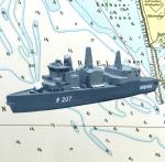 Modellschiff Marine Fregatte Bremen 