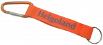 Schlüsselanhänger am Band mit Karabinerhaken in orange 