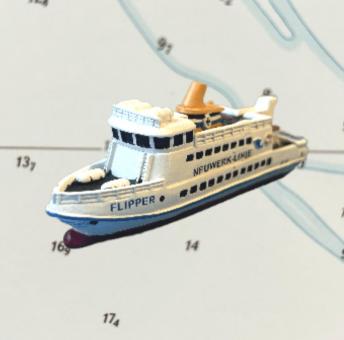 Modellschiff MS Flipper 