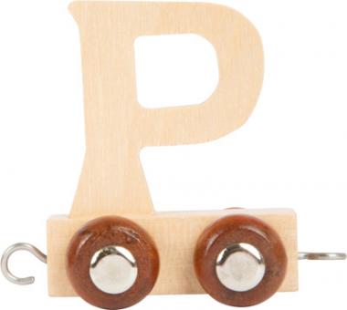 Buchstabenzug Holzbuchstabe "P" 