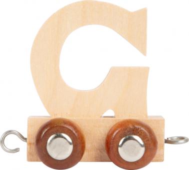 Buchstabenzug Holzbuchstabe "G" 