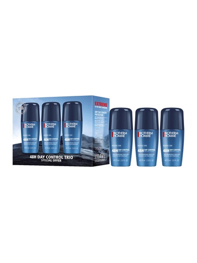 Biotherm Homme - Body Care - Day Control Deodorant Roll-on Trio 3 x 75 ml Exklusive) 