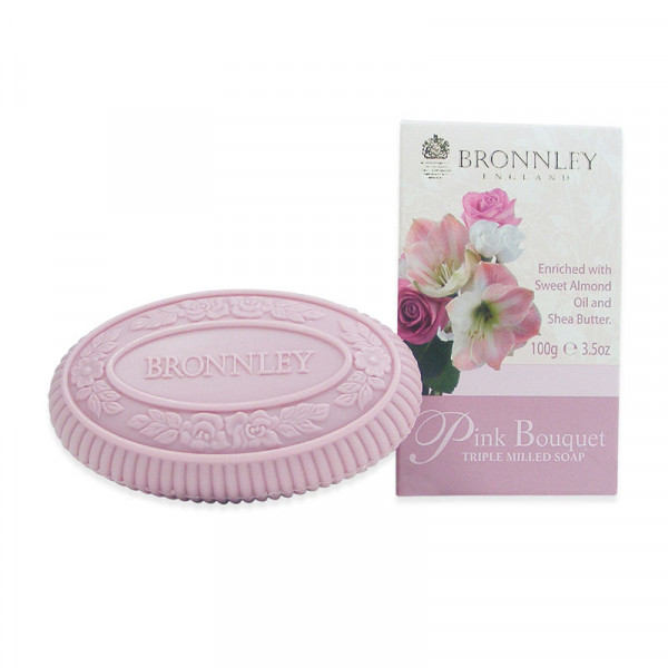Bronnley Pink Bouquet feine Englische Seife 100 g 