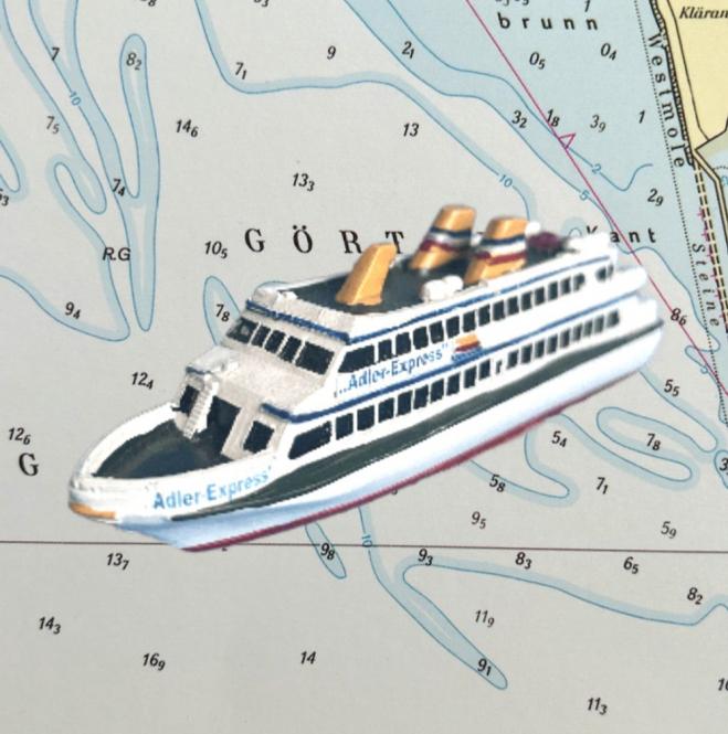 Modelschiff MS Adler Express 