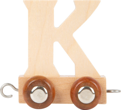 Buchstabenzug Holzbuchstabe "K" 